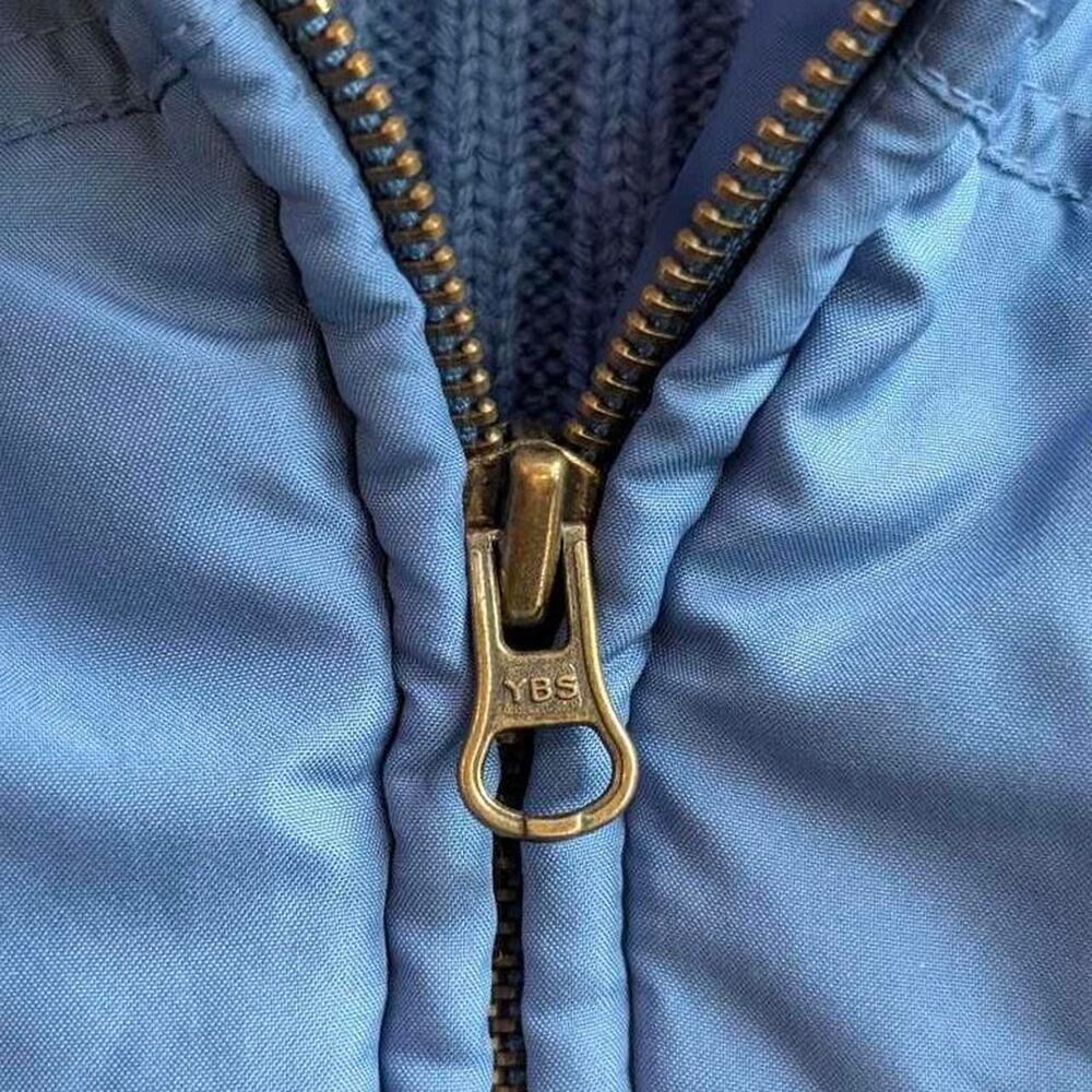 Vintage Y2K Arizona Blue Cropped Puffer Vest Size L - Picture 3 of 4